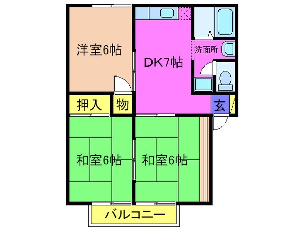 ルミエール中山の物件間取画像